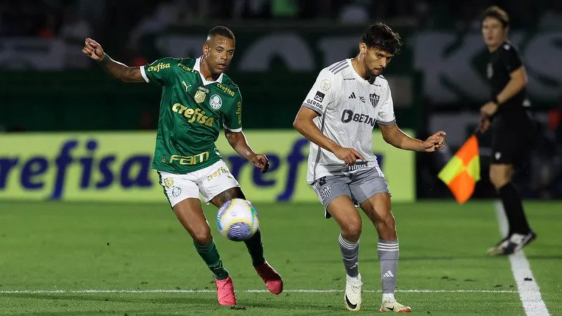 Palmeiras x Atlético-MG se enfrentam pelo Brasileirão. Foto: Cesar Greco/Palmeiras