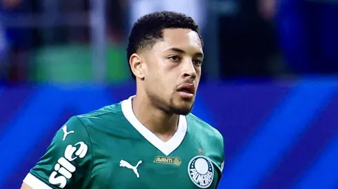 Vitor Roque, atacante do Palmeiras