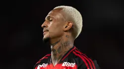 RJ - RIO DE JANEIRO - 12/07/2025 - BRASILEIRO A 2025, FLAMENGO X SAO PAULO - Wesley jogador do Flamengo lamenta durante partida contra o Sao Paulo no estadio Maracana pelo campeonato Brasileiro A 2025. Foto: Jorge Rodrigues/AGIF