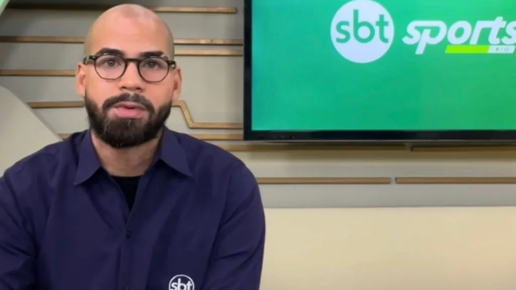 Lucas Pedrosa durante o programa SBT Sports Rio – Foto: Reprodução/SBT