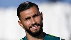 Castellanos durante treinamento da pré-temporada da Lazio.