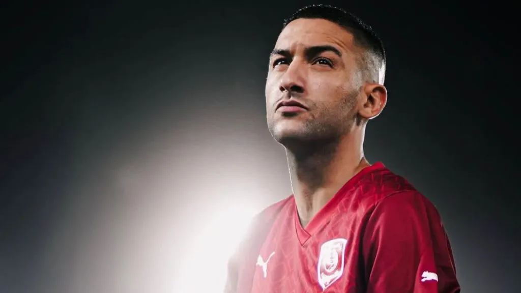 Ziyech, da Seleção Marroquina, foi consultado pelo Botafogo – Foto: Reprodução/Instagram Ziyech