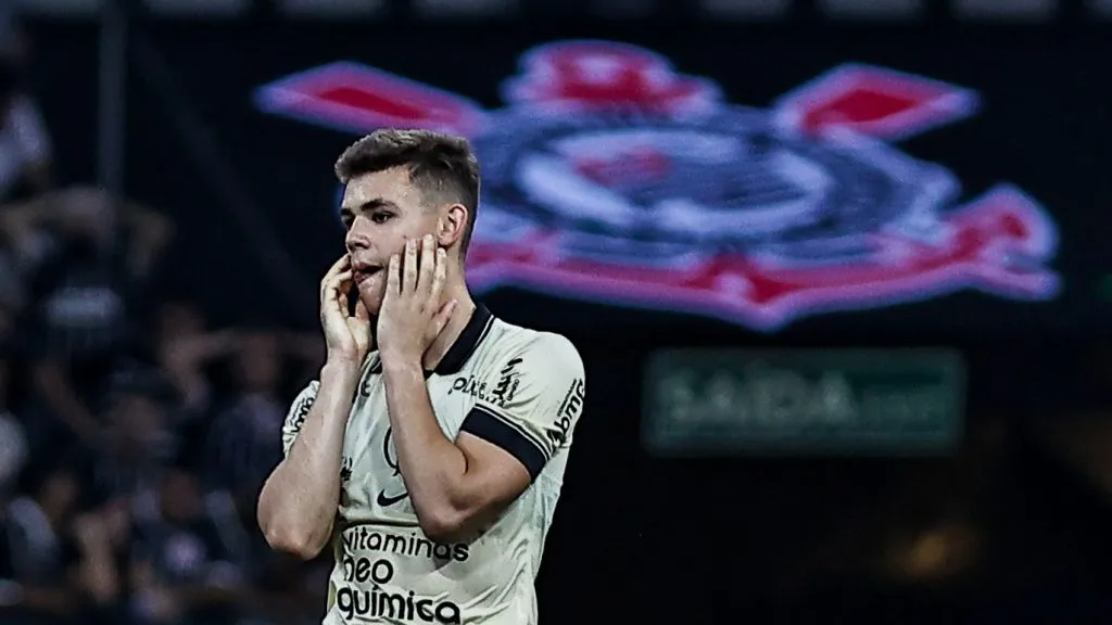 Gabriel Moscardo enquanto jogava pelo Corinthians. Foto: Fabio Giannelli/AGIF