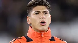 Jorge Carrascal antes de partida entre Espanha e Colômbia, em amistoso em Londres, no ano de 2024. Foto: Warren Little