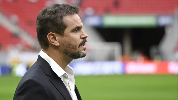 Admar Lopes diretor executivo do Vasco antes da partida contra o Botafogo no estadio Mane Garrincha pelo campeonato Brasileiro A 2025. Foto: Mateus Bonomi/AGIF