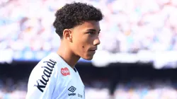 SP - SAO PAULO - 17/08/2025 - BRASILEIRO A 2025, SANTOS X VASCO - Robinho Junior jogador do Santos durante partida contra o Vasco no estadio Morumbi pelo campeonato Brasileiro A 2025. Foto: Marcello Zambrana/AGIF