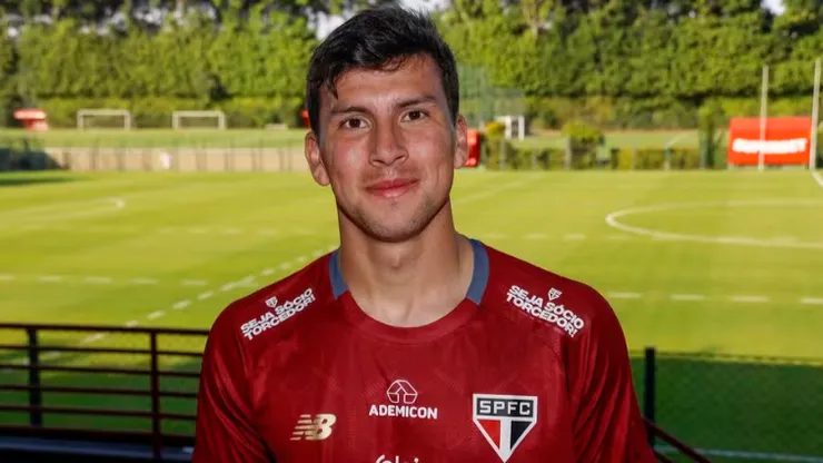 Gonzalo Tapia, novo reforço do São Paulo — Foto: Divulgação / São Paulo