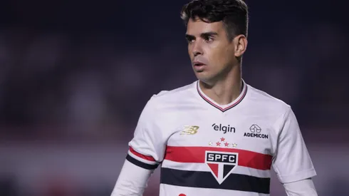 Oscar jogador do Sao Paulo durante partida contra o Corinthians no estadio Morumbi pelo campeonato Brasileiro A 2025. Foto: Ettore Chiereguini/AGIF