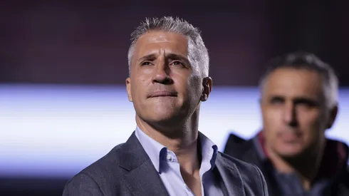 Crespo durante partida entre SPFC x SCCP no Morumbis