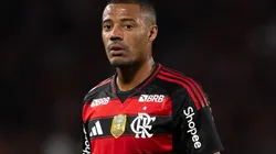 De La Cruz durante partida entre Flamengo e São Paulo, no Maracanã, pelo Brasileirão.