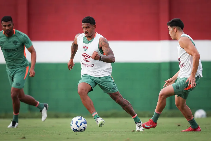 JK durante treino no Fluminense. Foto: Marcelo Gonçalves/Fluminense FC