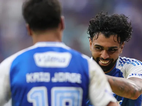 Gabigol e Kaio Jorge mostram entrosamento em Cruzeiro x Juventude