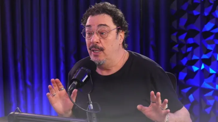 Casagrande em entrevista para podcast – Foto: Reprodução/YouTube