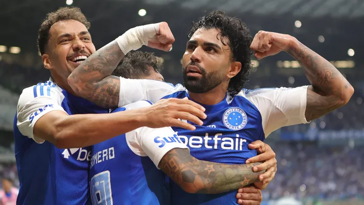 MG - BELO HORIZONTE - 20/07/2025 - BRASILEIRO A 2025, CRUZEIRO X JUVENTUDE - Gabriel Barbosa Gabigol jogador do Cruzeiro comemora seu gol durante partida contra o Juventude no estadio Mineirao pelo campeonato Brasileiro A 2025. Foto: Gilson Lobo/AGIF