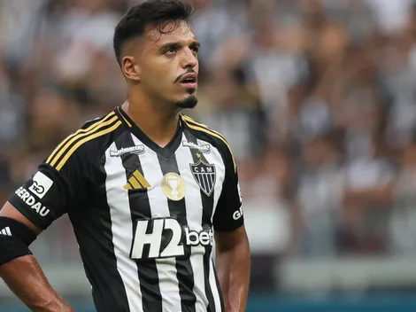 Gabriel Menino fica irritado após substituição em Palmeiras x Atlético-MG