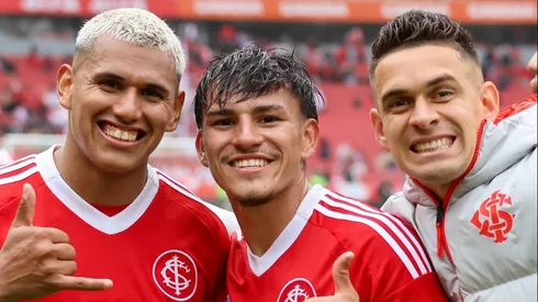 Braian Aguirre e Rafael Borré foram destaque na partida contra o Ceará no Beira-Rio, pelo Brasileirão