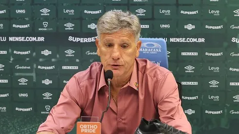 Renato Gaúcho no Fluminense. FOTO: MARCELO GONÇALVES / FLUMINENSE