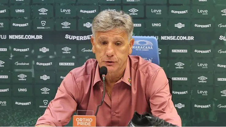 Renato Gaúcho no Fluminense. FOTO: MARCELO GONÇALVES / FLUMINENSE