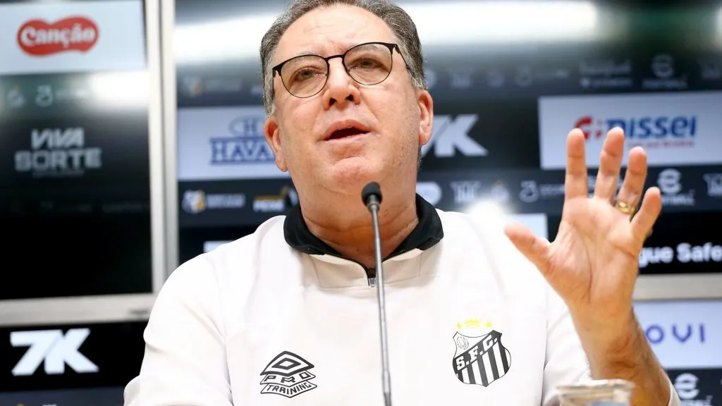 Marcelo Teixeira durante entrevista coletiva. Foto: Mauricio De Souza/AGIF