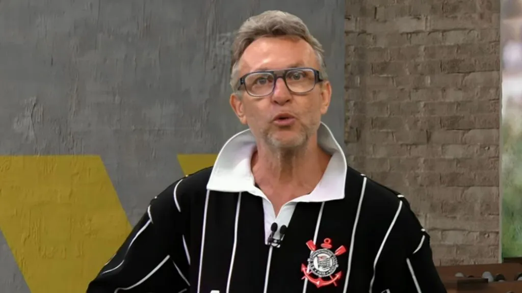 Neto explicou como o problema de Memphis pode causar uma bola de neve preocupante na administração do Timão – Foto: Reprodução Os Donos da Bola/Band