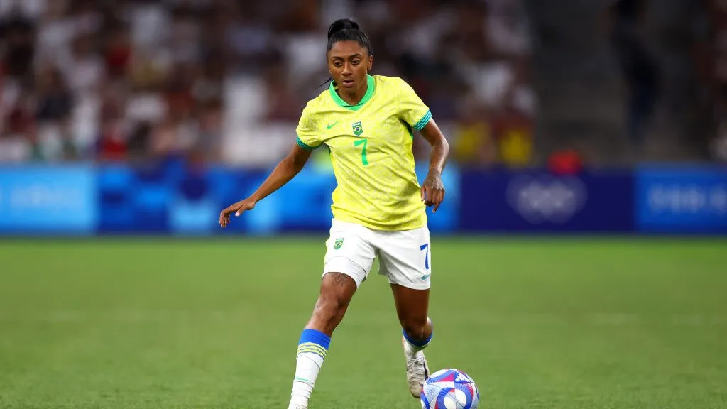 Kerolin pelo Brasil. Foto: Phil Walter/Getty Images