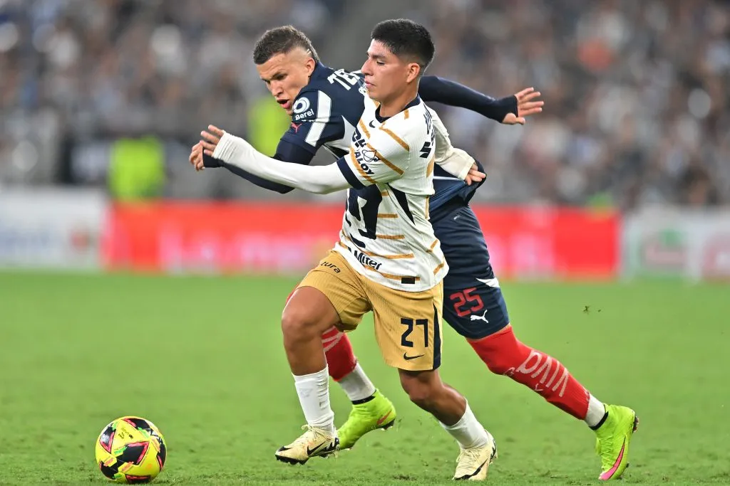 Piero Quispe em campo pelo Puma Unam.  (Photo by Azael Rodriguez/Getty Images)