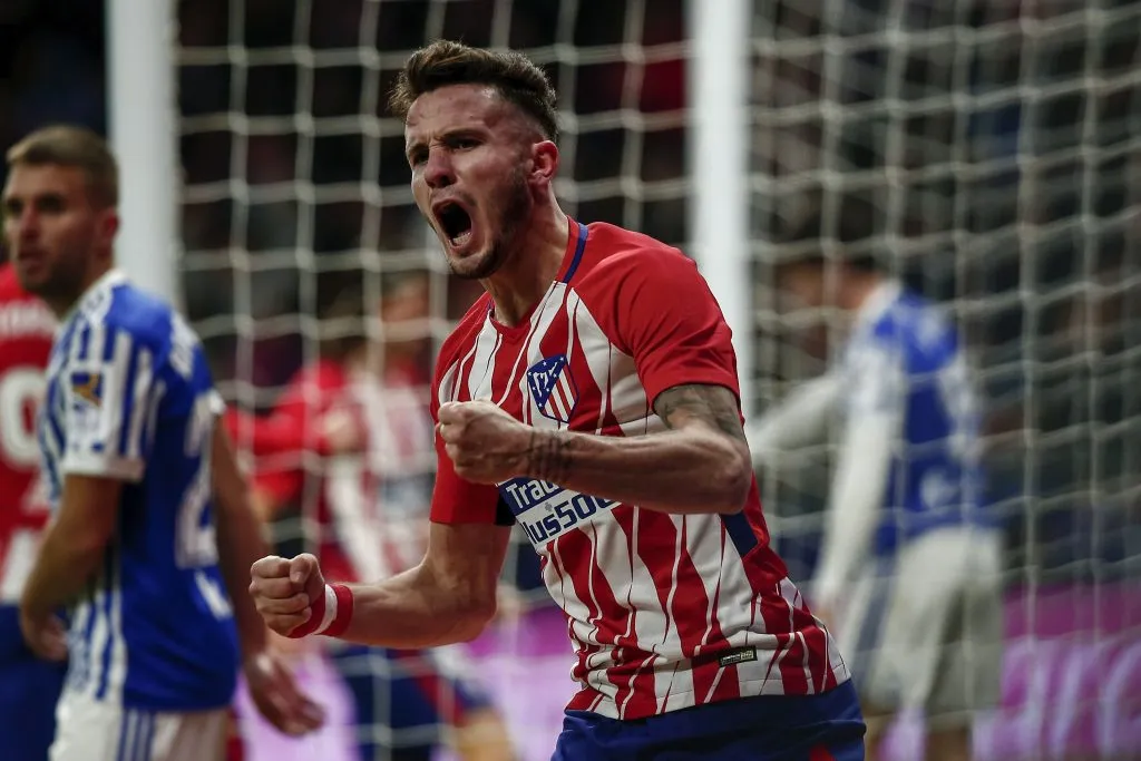 Saul em ação no Atlético de Madrid