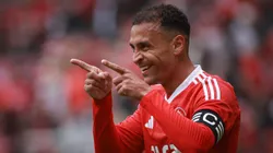 Alan Patrick jogador do Internacional comemora seu gol durante partida contra o Ceara no estadio Beira-Rio. Foto: Maxi Franzoi/AGIF