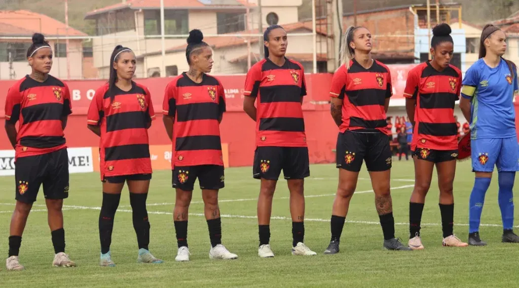 Jogadoras do elenco feminino do Sport