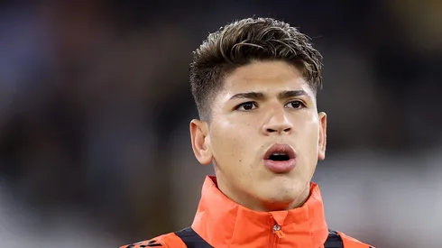 Jorge Carrascal durante partida pela Seleção da Colômbia.