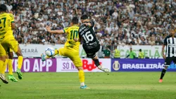 pulga jogador do Ceará durante partida contra o Mirassol -Foto: Baggio Rodrigues/AGIF