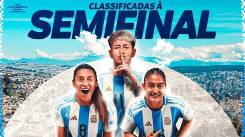Classificadas para a semifinal. Foto: Reprodução/Copa América