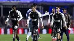 Jogadores do Corinthians após o clássico. Photo by Ricardo Moreira/Getty Images