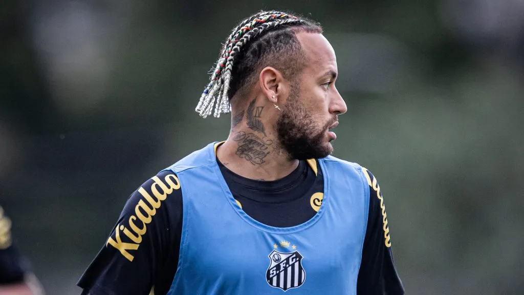 Neymar assume papel de liderança nos bastidores do Peixe – Fotos: Raul Baretta/ Santos FC.