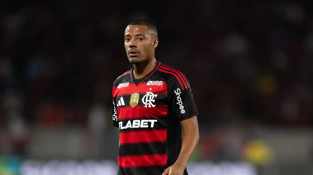 De la Cruz no Flamengo. Foto: Jorge Rodrigues/AGIF