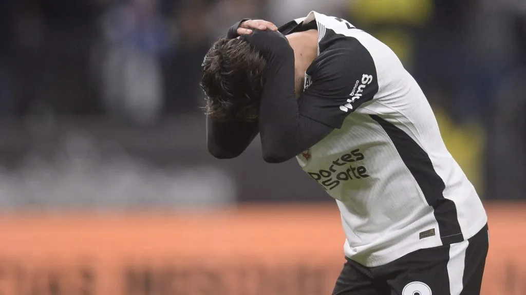 Garro lamentando em partida. Foto: Alan Morici/AGIF