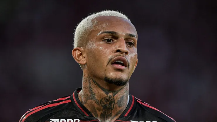 Wesley durante partida contra o São Paulo no Maracanã.