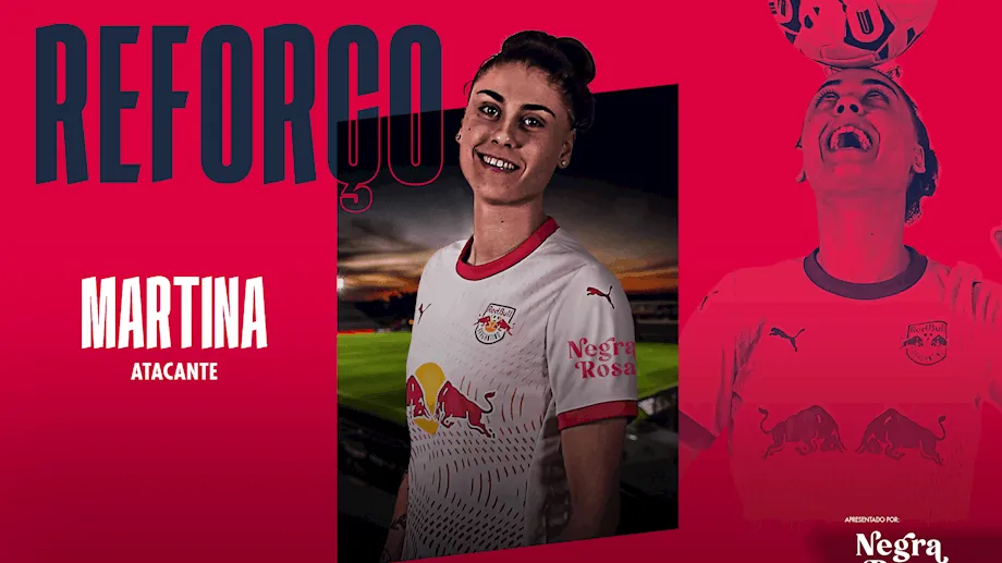 Anúncio de Martina Del Trecco no RB Bragantino