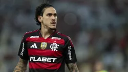 Pedro vem se destacando com a camisa do Flamengo no Brasileirão Betano. Foto: Jorge Rodrigues/AGIF.