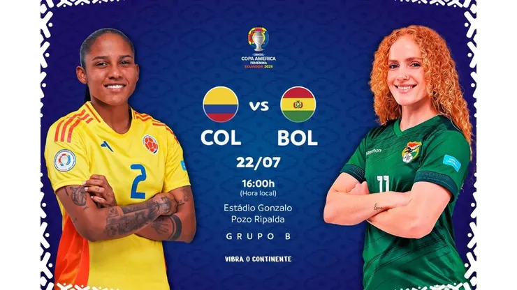 Colômbia x Bolívia em busca de uma vaga na semifinal. Foto: Reprodução/Copa América