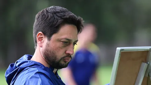 Arthur Elias em Quito. Foto: Lívia Villas Boas/CBF