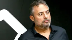 Mattos durante coletiva pelo Santos