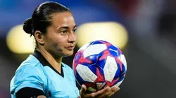 Edina Alves comanda Espanha x Alemanha pela Eurocopa Feminina. Foto: Divulgação/FIFA