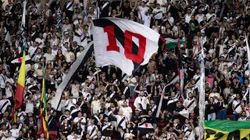 DF - BRASILIA - 12/07/2025 - BRASILEIRO A 2025, VASCO X BOTAFOGO - Torcida do Vasco durante partida contra Botafogo no estadio Mane Garrincha pelo campeonato Brasileiro A 2025. Foto: Isabela Azine/AGIF