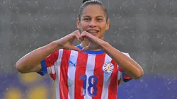 Claudia Martínez comemora gol na Copa América. Foto: Reprodução/Copa América