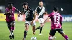 Nuno Moreira, jogador do Vasco durante partida contra o Independiente del Valle no estadio Sao Januario pelo campeonato Copa Sul-americana 2025.