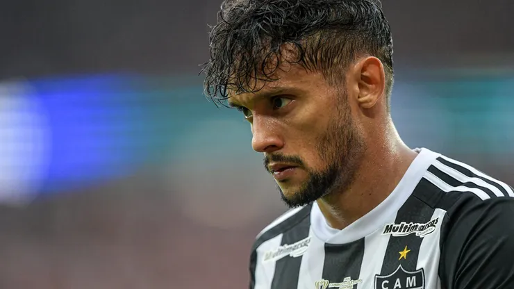 Gustavo Scarpa durante partida entre Flamengo e Atlético-MG, pela Copa do Brasil 2024.