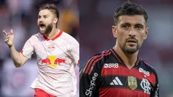 Eduardo Sasha e Arrascaeta são os destaques de RB Bragantino e Flamengo - Foto: Reprodução/AGIF
