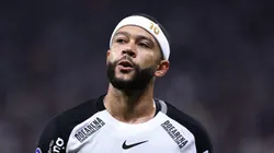 Memphis Depay no Corinthians. Foto: Marcello Zambrana/AGIF