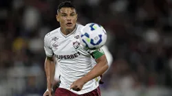 RJ - RIO DE JANEIRO - 20/07/2025 - BRASILEIRO A 2025, FLAMENGO X FLUMINENSE - Thiago Silva jogador do Fluminense durante partida contra o Flamengo no estadio Maracana pelo campeonato Brasileiro A 2025. Foto: Alexandre Loureiro/AGIF
